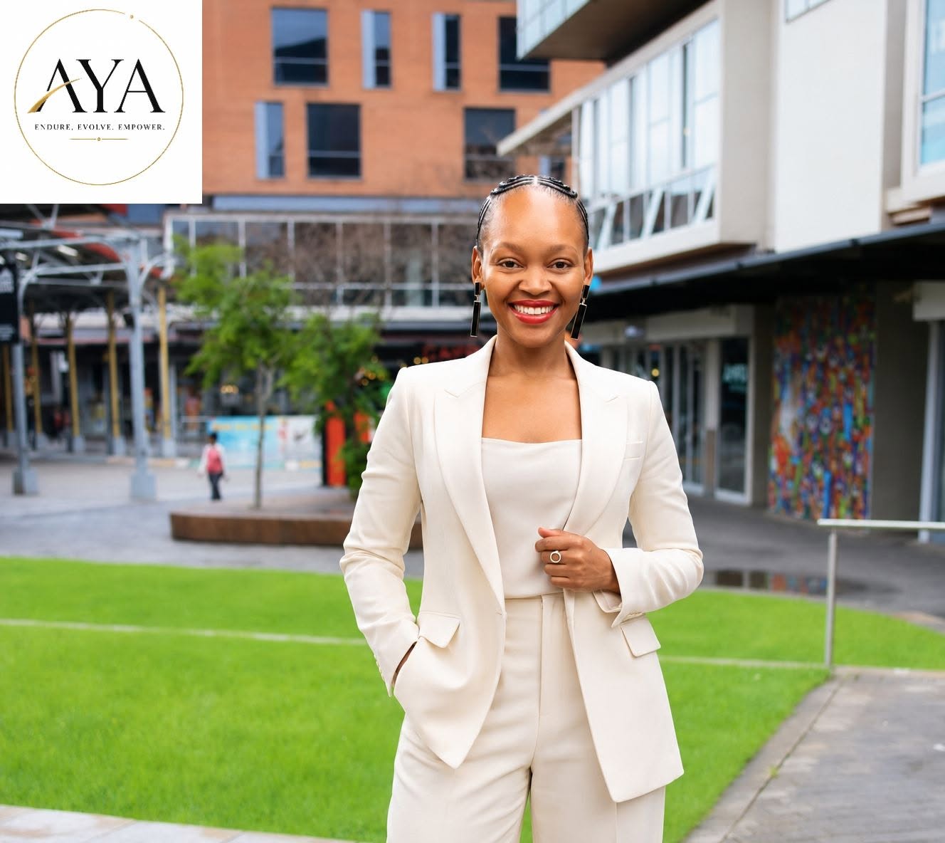 Portrait of Ayanda Ngema for the N.A.K.E.D & Unashamed campaign